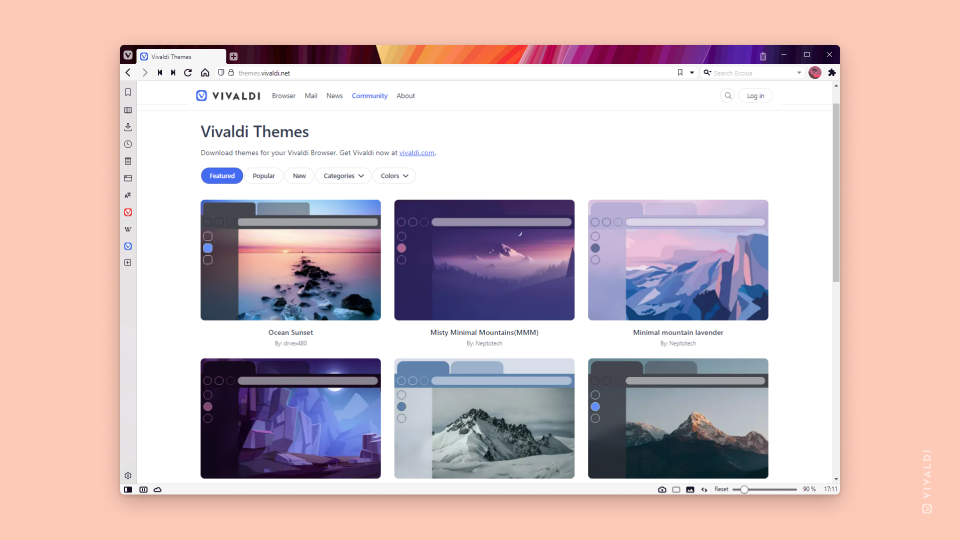 Tip #152 - Themes | Vivaldi Browser